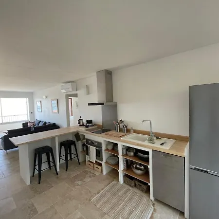 Apartment Design T3 Vue Et Montagne 2 3mn De La Fibre Clim Saint-Mandrier-sur-Mer