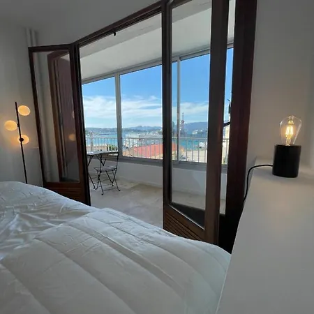 Design T3 Vue Mer 2 Chambres 3Mn De La Plage Fibre Clim شقة سانت-ماندرييه-سور-مير