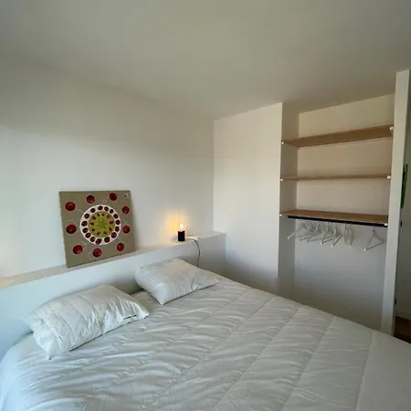 Design T3 Vue Mer 2 Chambres 3Mn De La Plage Fibre Clim سانت-ماندرييه-سور-مير